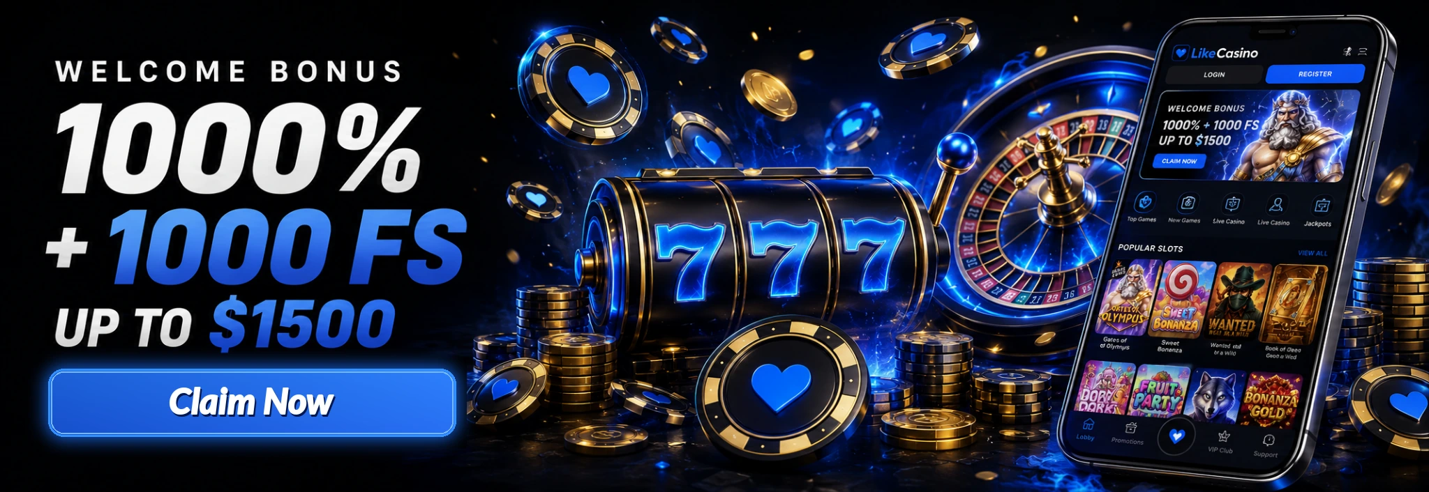 LIKE CASINO banner LIKE CASINO banner